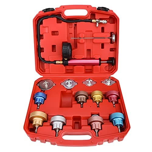 Image of BOOMSTART 14-Piece Radiator Pressure Tester Tool Cooling System Pressure Tester, Leak Detector for Vehicles