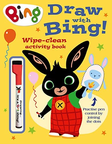 Image of Draw With Bing! Wipe-clean Activity Book