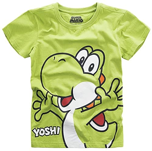 Image of Super Mario Yoshi Children & Babies T-Shirt Green 98/104, 100% Cotton,