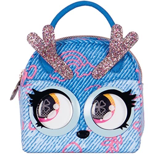 Image of Purse Pets Micros, Denim Deerie Stylish Small Purse with Eye Roll Feature, Kids’ Toys for Girls Aged 5 and above