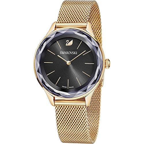 Image of Swarovski Ladies Octea Nova Rose Gold Plated Mesh Watch 5430424
