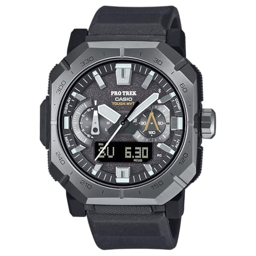 Image of Casio Pro Trek PRW-B1000 Series | Men’s Digital Watch | Black | Tough Solar | 100M WR | World Time | Timer | Auto Calendar | Multi Alarms | LED Backlighth Solar Environmentally Friendly Bio-Based