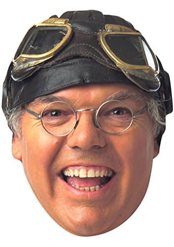 Image of FoxyPrinting ROY CHUBBY BROWN JB - Funny Comedian Fancy Dress Cardboard Celebrity Cardboard Party Face Mask Fancy Dress