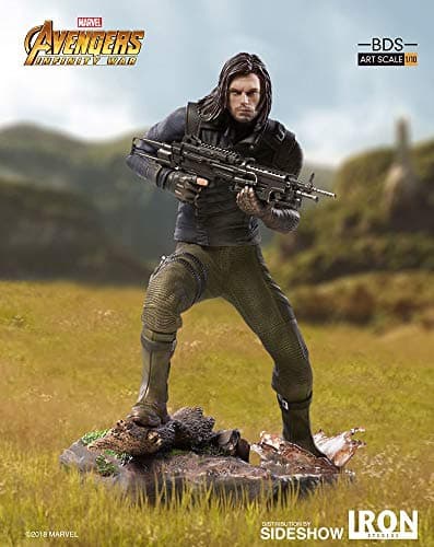 Image of Iron Studios Winter Soldier BDS Art Scale 1/10 Avengers 3 Infinity War Marvel Disney Statue Collectible Figurines Figures Toys Comics