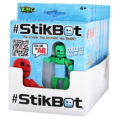 Image of Zing StikBot Figure Pack of 9, Blind Assorted