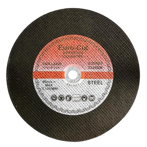 Image of PDL – Pegdev - 300mm (12") Professional Metal Cutting Abrasive Discs for Stihl Saws - Pack of 10