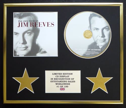 Image of JIM REEVES/CD DISPLAY/LIMITED EDITION/COA/THE VERY BEST OF