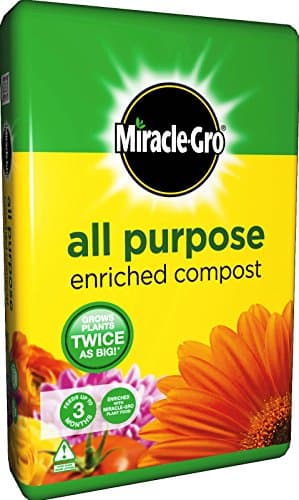 Image of Miracle-Gro All Purpose Enriched Compost 50L **ENRICHED WITH MIRACLE GRO PLANT FOOD**