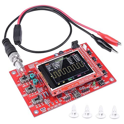 Image of Treedix DSO138 Oscilloscope DIY Kit Handheld Digital Oscilloscope 1msps Real-Time Sampling Rate 2.4 inch TFT Display