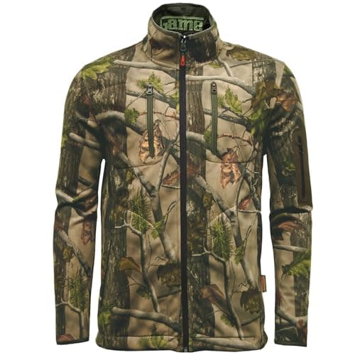 Image of Mens Game Pursuit Reversible Camo Jacket | Camouflage | Waterproof | Breathable (M, Green)
