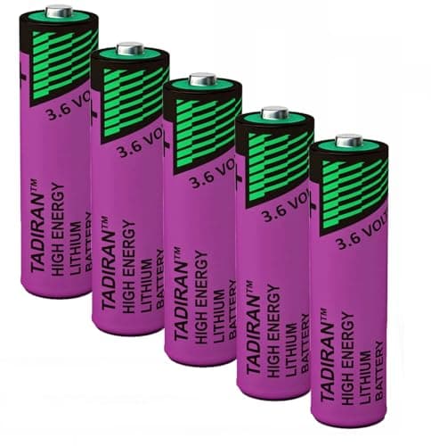 Image of 'Tadiran AA 3.6V 2200mAh Lithium Battery Li-SOCL₂ Non-Rechargeable Battery SL-760 LS14500 TL-5903 SL-360 for Water Electricity Meter Gas PLC Facility Equipment Spare Generic Battery (5 Batteries)