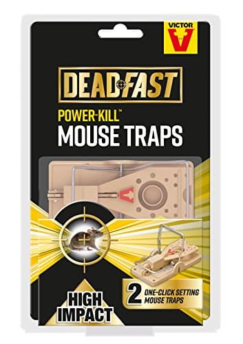 Image of Deadfast 20300576 Power Kill Mouse Trap, Twin Pack, Black