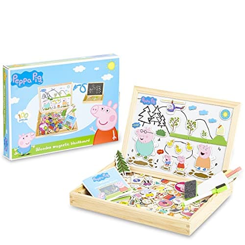 Image of Peppa Pig Toys Magnetic Board Puzzle Toddler Educational Toys Indoor Outdoor Kids Drawing Game