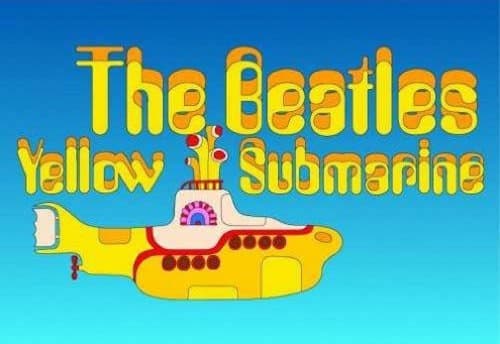 Image of The Beatles"Submarine" Postcard 100% Geuine Official Merchandise