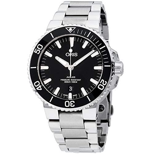 Image of Oris Men's Aquis 44mm Steel Bracelet Automatic Watch 01 733 7730 4134-MB