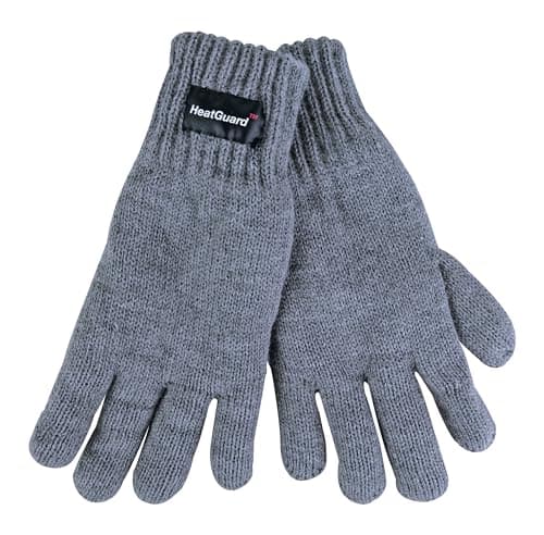 Image of Thinsulate Childrens 3M Knitted Heavy Quality Gloves GL064A Grey 12-13