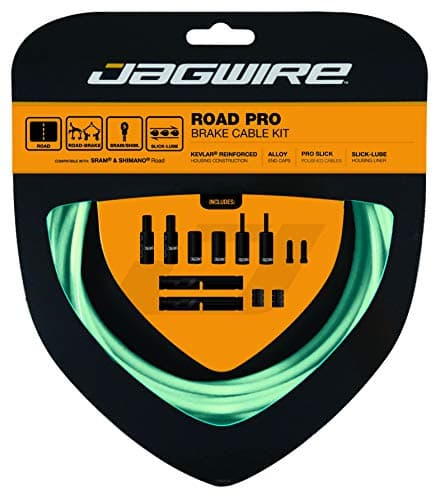Image of Jagwire Road Pro Complete Brake Cable Kit - Bianchi Celeste