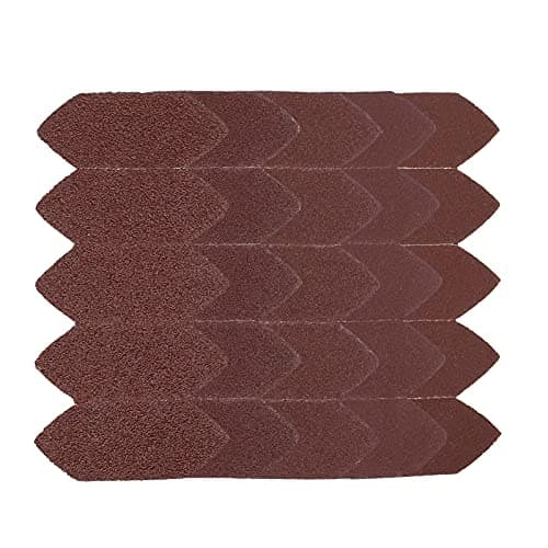 Image of EMSea 5ox Mouse Sanding Sheets P40 P80 P120 P180 P240 Alminum Oxide Red 145x39mm Compatible with Black & Decker KA260GTK Mouse Finger Sander
