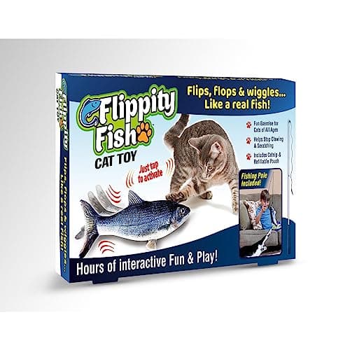 Image of JML Flippity Fish - The cat toy that flips, flops and wiggles like a real fish!