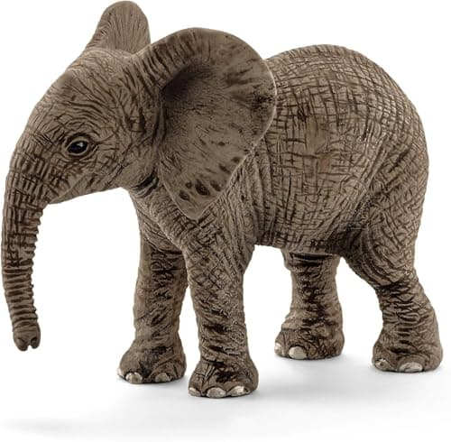 Image of SCHLEICH 14763 African baby elephant Wild Life Toy Figurine for children aged 3-8 Years