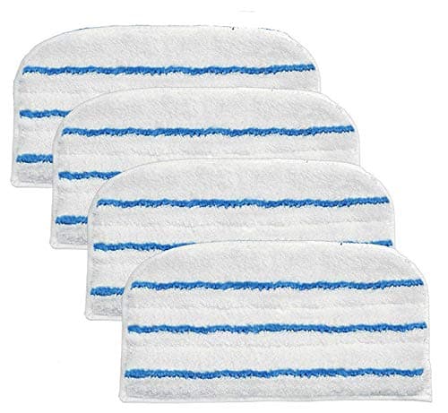 Image of Find A Spare Replacement FSM Type Washable Microfibre Cleaner Pads for Black & Decker Steam Mops x4