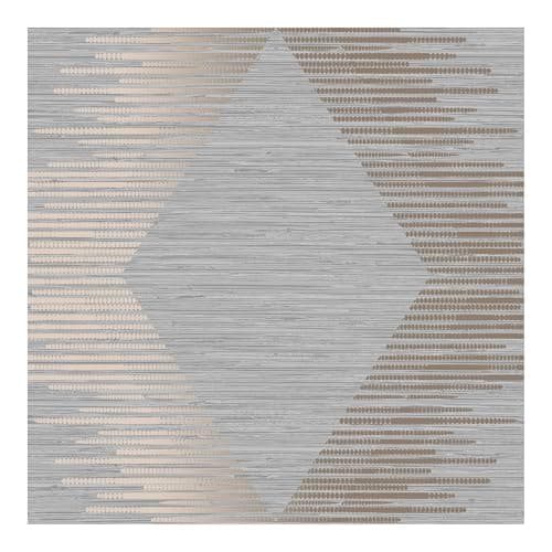 Image of Superfresco Easy Grey & Rose Gold Geometric Wallpaper | Paste the Wall | Grey Geometric | Eco-Friendly