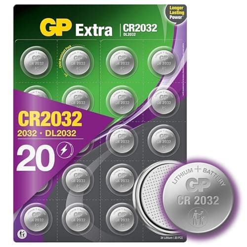 Image of CR2032 Battery 3V Lithium – Pack of 20 – (CR 2032 / Batteries CR2032 / DL2032 / ECR2032/) Ideal for CMOS - Remotes – Head Torch - Tea Light Candles – Toys – Keyfob – Scales –– Led lights etc.