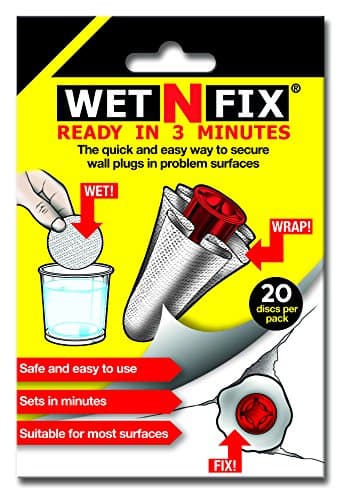 Image of WETNFIX (20 Discs) - Fixing Wall Plugs Fast! No Need to Fill or redrill.