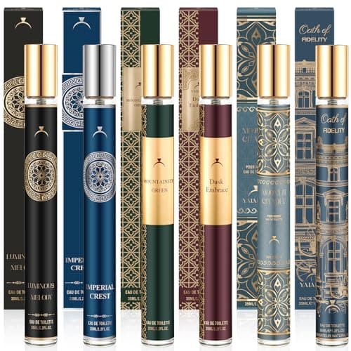 Image of Luxury Fragrance Gift Set for Men, 6 x 35ml Premium Eau de Parfum Collection Gift for Him, Mens Long Lasting Perfume Aftershave Gift Set for Daily & Special Occasions