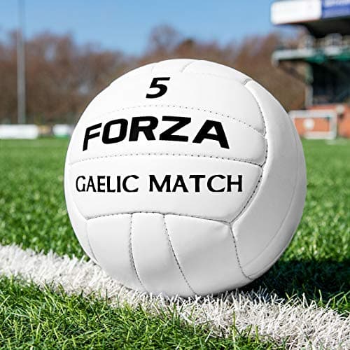 Image of FORZA Gaelic Match Football | Official Size | 100% Hand Stitched (Size 5, Pack Of 5)