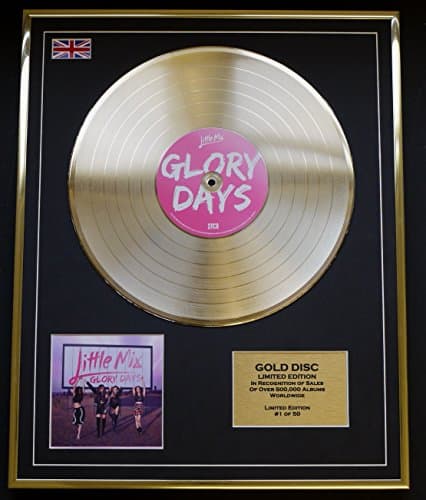 Image of LITTLE MIX/Cd Gold Disc Record Limited Edition/GLORY DAYS