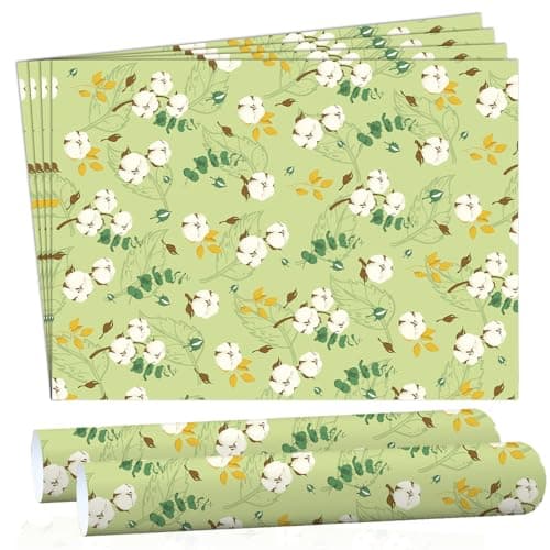 Image of DERDUFT Cotton Scented Drawer Liners, 6 Sheets Fragrance Paper for Drawers, Home Fragrance for Drawer, Drawers, Closets, Cupboards & Shelves
