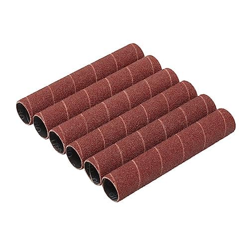 Image of Draper 08402 Aluminium Oxide Sanding Sleeves, 19 x 115mm, 80 Grit (Pack of 6)