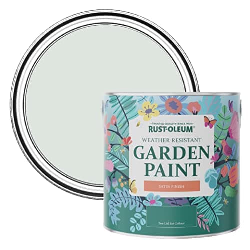 Image of Rust-Oleum Grey Mould-Resistant Garden Paint In Satin Finish - Library Grey 2.5L