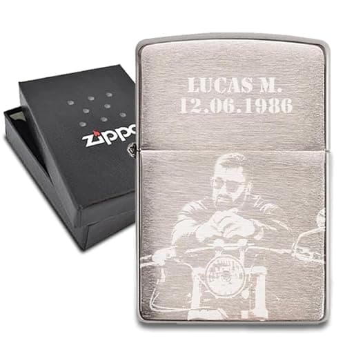 Image of Lighter Zippo Chrome engraved with photo