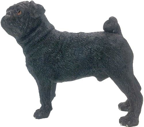 Image of Lesser & Pavey Black Pug, H10cm, LP22894A