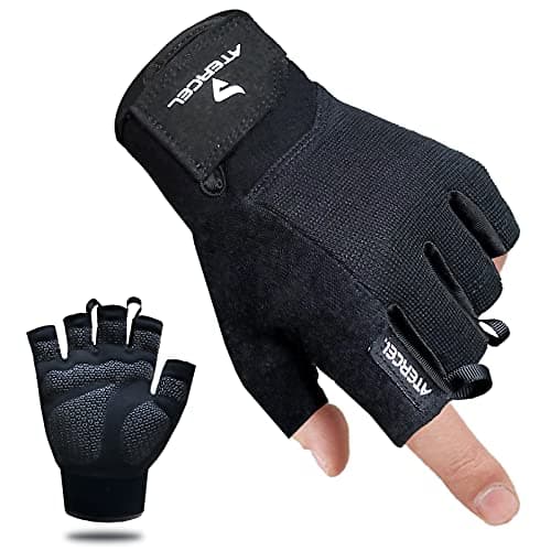 Image of ATERCEL Weight Lifting Gloves, Gym Gloves for Crossfit, Workout, Exercise Cycling, Training, Breathable and Snug fit, for Men and Women