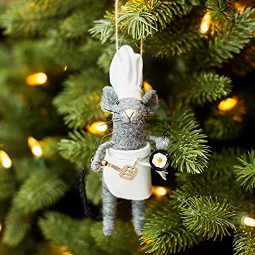 Image of Sass & Belle Mouse Chef Felt Decoration