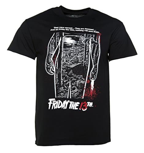 Image of TruffleShuffle Friday The 13th 'Bloody Poster' T-Shirt (Large) Black/Charcoal