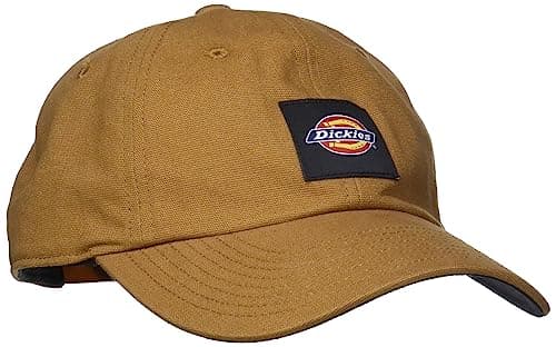 Image of Dickies Men's Washed Canvas Cap Baseball, Brown Duck, One Size