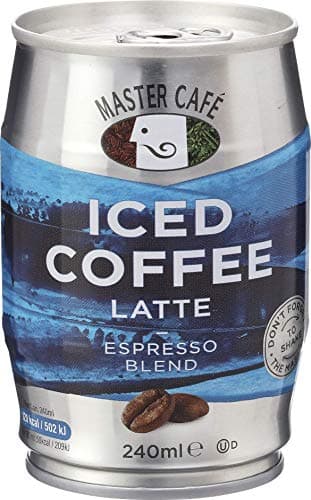 Image of Master Café Iced Coffee Cans 240ml x Pack of 12 - Full-Bodied Arabica & Robusta Coffe Bean Blend, Ready to Drink, Enjoy Cold or Iced Coffee