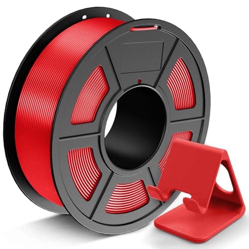 Image of JAYO PLA Filament 1.75mm 1.1KG (2.42 LBS), 3D Printer Dimensional Accuracy +/- 0.02mm, Neatly Wound, Smooth Printing, Fit Most FDM 3D Printers, Red