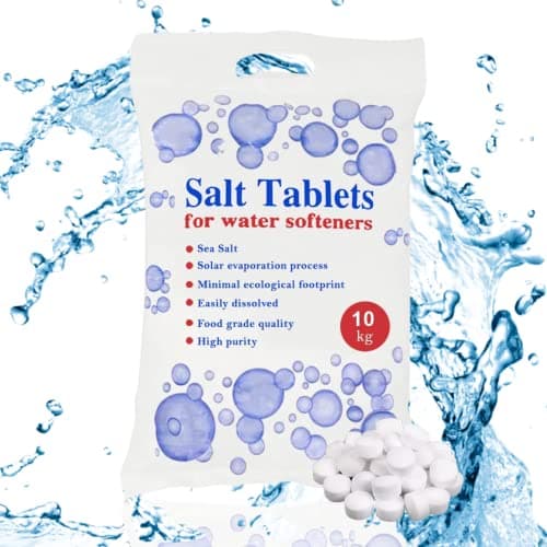 Image of 10 KG Water softener Salt Tablets Food Grade, Compatible to All Water Softener Machines 100% Genuine British Salt (1 pack)