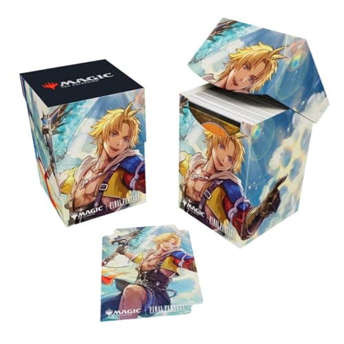 Image of Ultra Pro - Final Fantasy x Universes Beyond Tidus (Commander) 100+ Deck Box for Magic: The Gathering | Trading Card Accessories, Collectible Card Game Gear, Fantasy Gaming Supplies