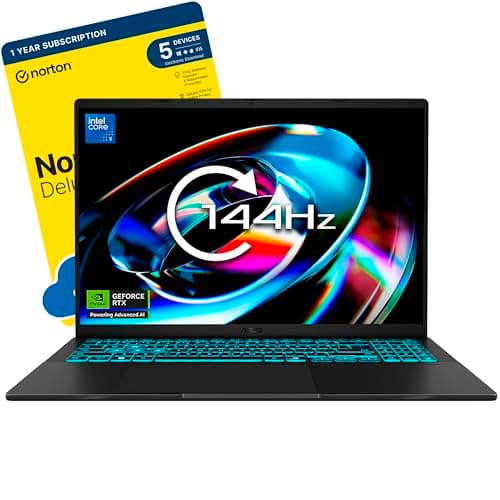 Image of ASUS V16 Gaming Laptop 16-inch 144Hz (Intel Core 7 240H, 32 GB DDR5 RAM, 1 TB SSD, NVIDIA GeForce RTX 5050 8GB GDDR7, Wi-Fi 6, Windows 11 Home)