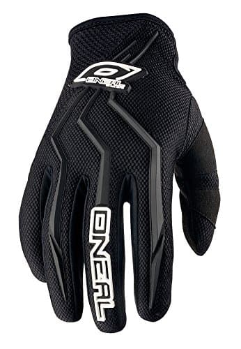 Image of Oneal Men Element Full Finger Mountain Enduro Motocross Dirt Bike Gloves - Black, Medium
