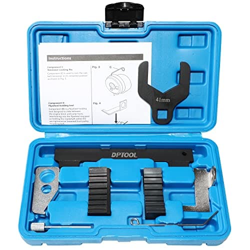 Image of Engine Camshaft Alignment Timing Tool Kit compatible with Chevrolet Cruze Aveo Orlando Vauxhall Opel Astra Corsa Alfa Romeo compatible with Fiat 16V 1.4 1.6 1.8 with 41mm Water Pump Wrench