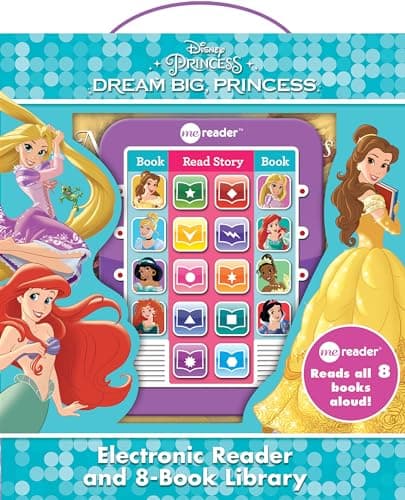 Image of Disney Princess Ariel, Rapunzel, Belle, and More!- Dream Big Princess Me Reader and 8-Book Library - PI Kids