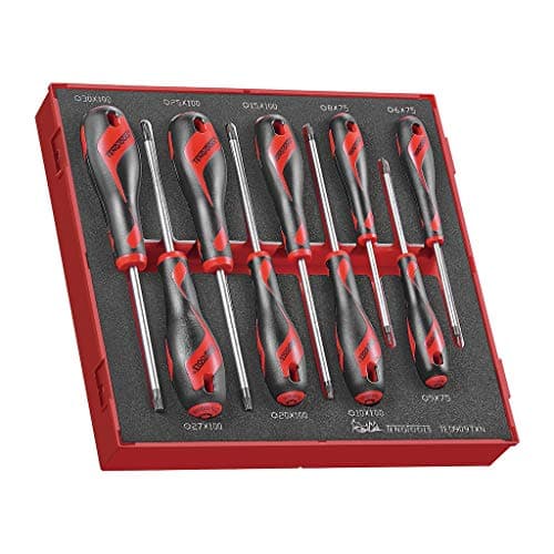 Image of Teng Tools - 9 Piece TX Screwdriver Set in EVA Tray - TED909TXN