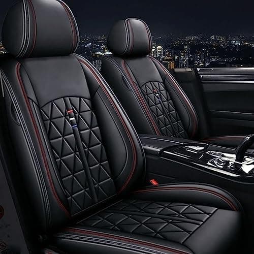 Image of 2 PCS Front Car Seat Covers for VW Amarok Beetle Bora CC Caddy Life EOS Fox Golf -2014 Golf Plus Golf SV Jetta Passat -2014 Polo Sharan T-Cross T-Roc Taigo Tiguan Touran, Auto Protector(for VW)